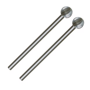 Milling Bits Ball Shaped 2 Pieces - diameter: 6 mm