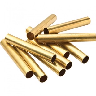 Brass Tube - diameter: 7 mm - 10 pcs.