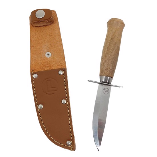 Scout Knife with leather sheath