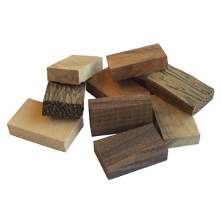 Assorted Wood Pieces 10x24x35 mm - 10 pcs 
