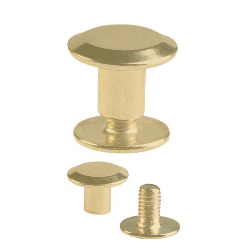 Post Screw - Brass - 5 mm - 10 pcs