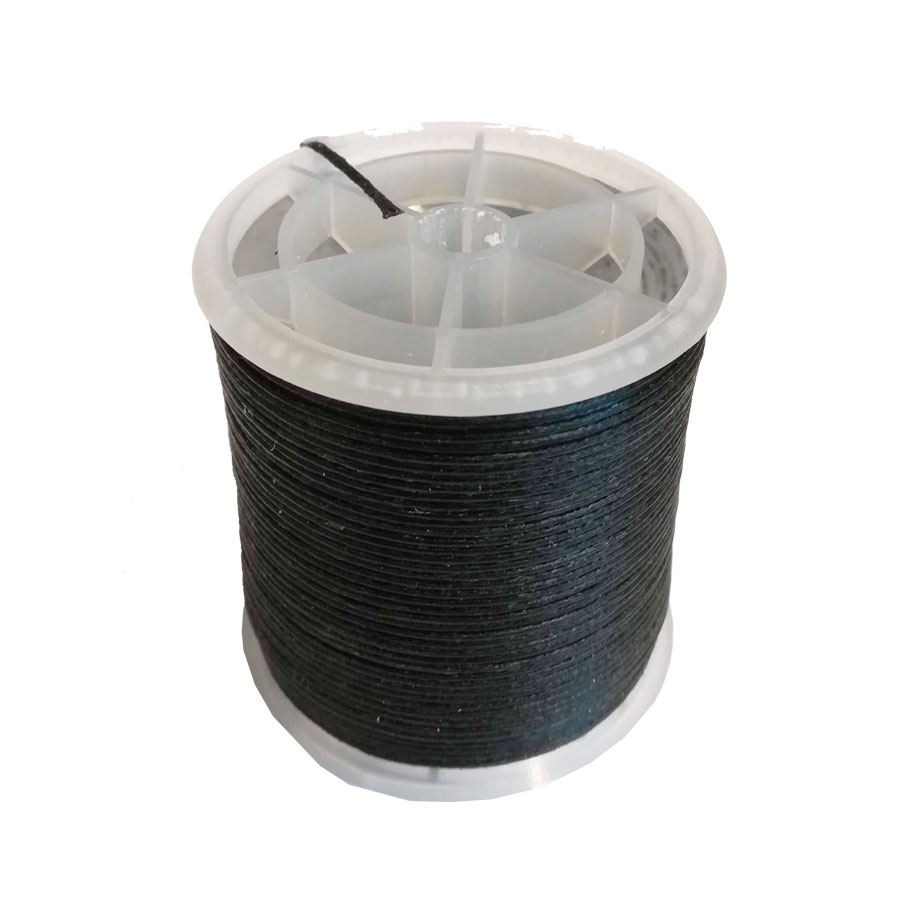 Waxed Thread Black 0.9 mm x 100 m