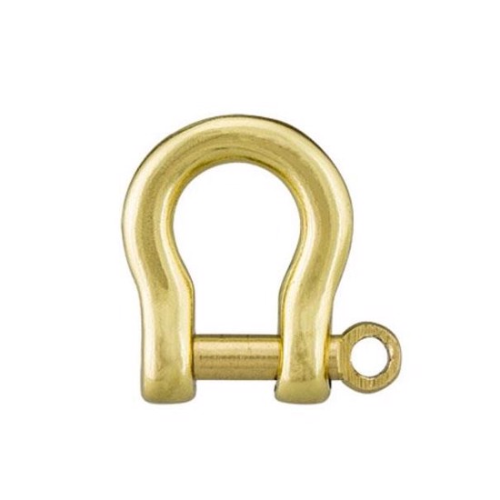 Solid Removable D-Ring
 - Brass