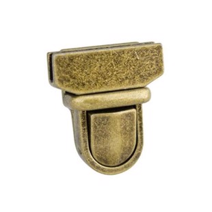 Tuck Lock Clasps - Antique Brass