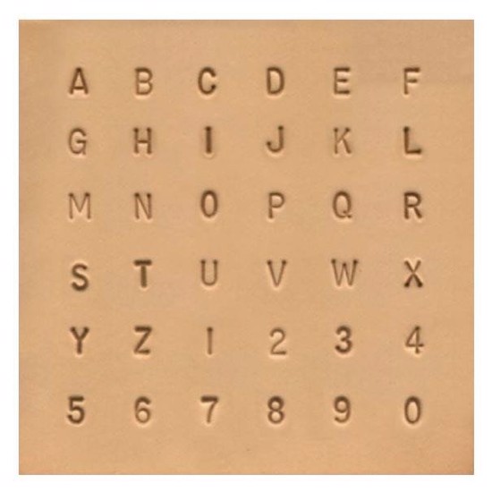 Alphabet  Number Stamp Set - 6,5 mm