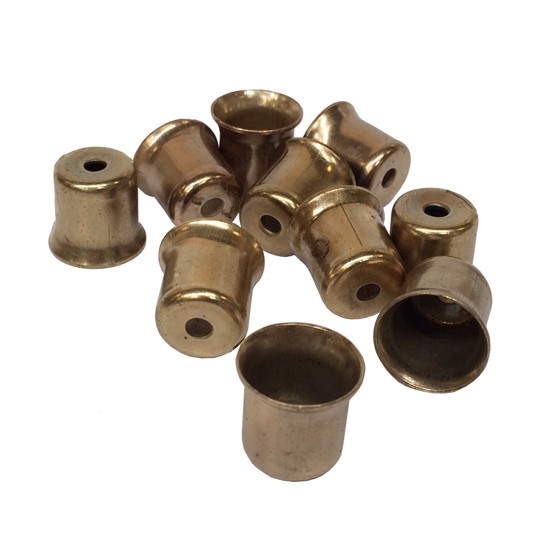 Candle Holder Cup 12 mm - Brass - 10 pc.
