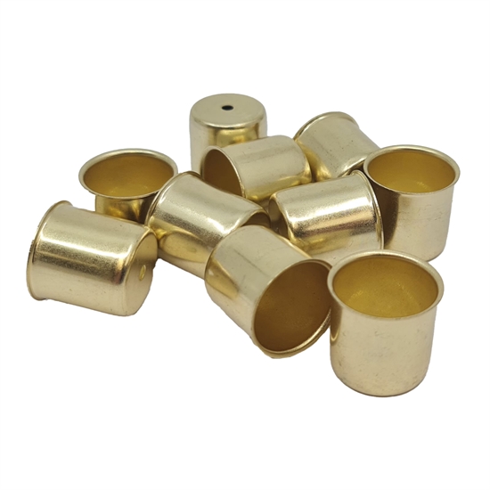 Candle Cup 23 mm 10 pcs - Brass