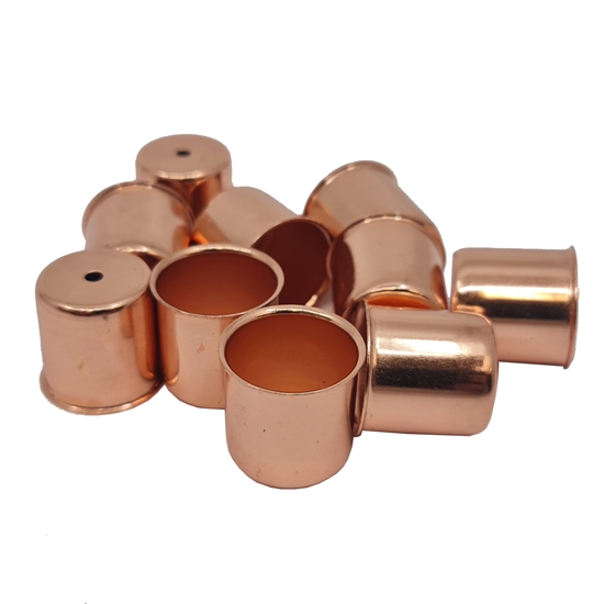 Candle Cup 23 mm 10 pcs - Copper