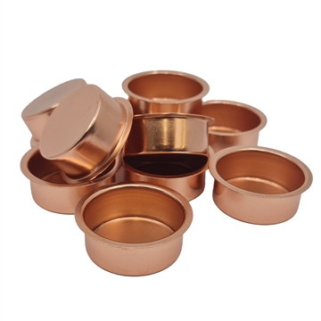 Candle Cup 42 mm 10 pcs - Copper