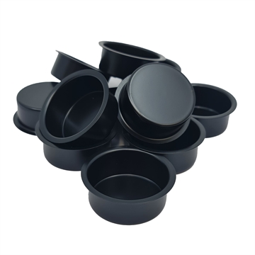 Candle Cup 42 mm 10 pcs - Black