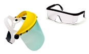 Safety glasses & face shield