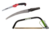 Pruning saw, folding saw & bow saw